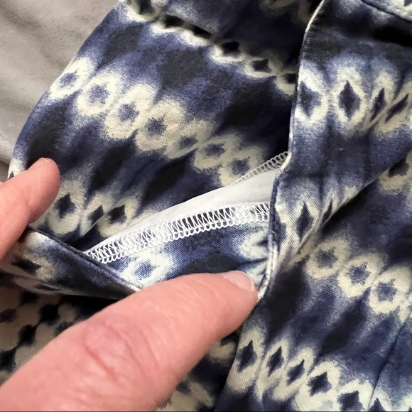 Anthropologie Corey Lynn Calter Nalu High Waist Wide Leg Cropped Pant 6 Blue - Picture 7 of 13